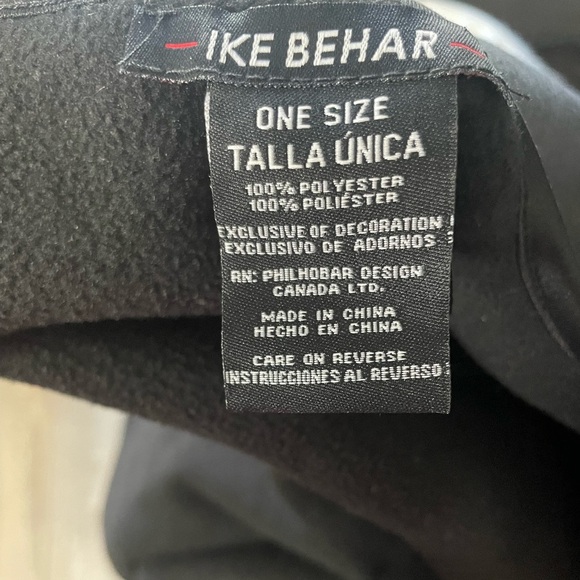 IKE BEHAR Ladies REVERSIBLE Fashion WRAP Gray Plaid Reverse to Black - Picture 5 of 6